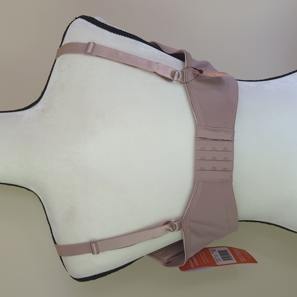 NWT Simply Perfect by Warner's Underwire Contour Poke-Free Comfort Bra XL Mauve - Picture 7 of 12
